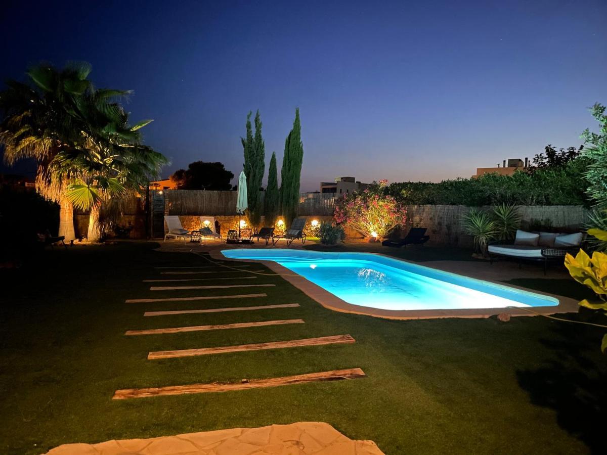 Villa 15 - Beachhouse Luxury Villa - 300M Beach - Wifi - Klima Sa Ràpita Eksteriør billede